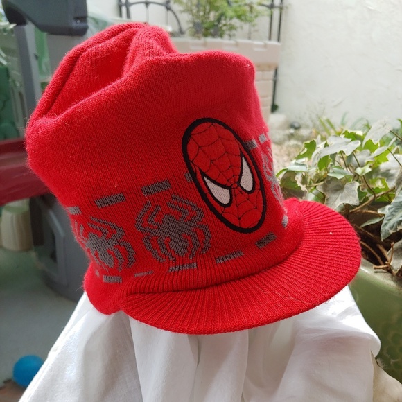 Marvel Other - SPIDERMAN BILLED BEANIE, Marvel Red Knit, One Size